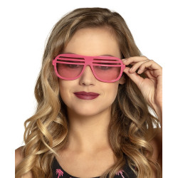 Neonové brýle s mřížkou